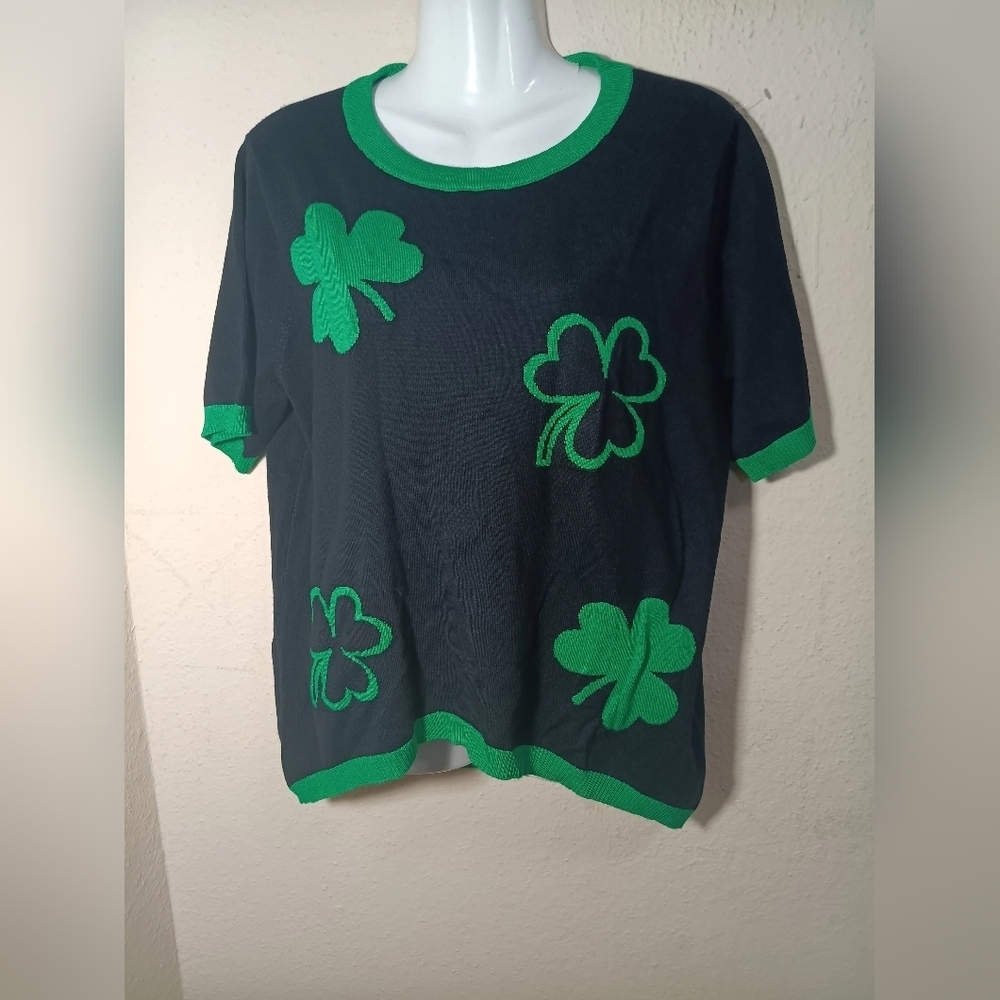 Green Clover Women's Blouse